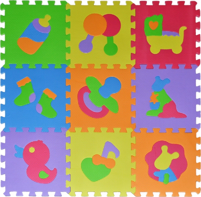 Schaumstoff-Puzzle Spielzeuge (28x28)