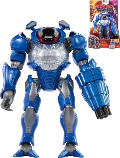 Actionfigur Roboto aus Masters of the Universe mit mechanischer Action