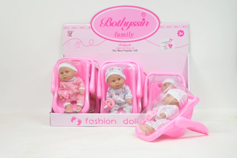 Mini-Babyfiguren in der Trage (6 Stk.)