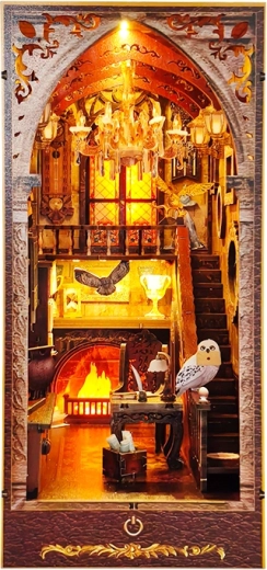 3D-Puzzle-Buchstütze – Magisches Haus