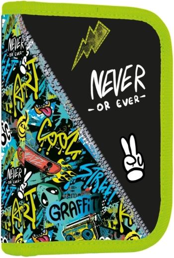 Schuletui mit 2 Klappen Funny Boy, leer