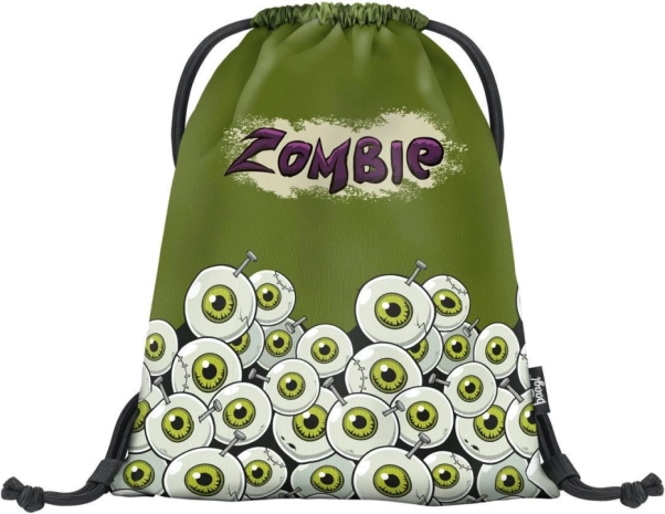 Zuziehbarer Rucksack mit Zombie-Motiv