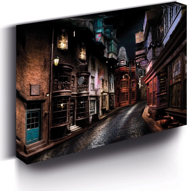 LED-Bild 30×40 cm Harry Potter – Winkelgasse