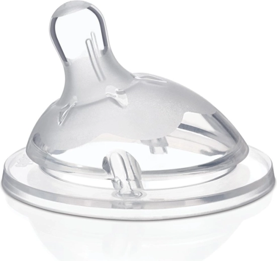 Chicco Sauger NaturalFeeling aus Silikon, langsamer Durchfluss, 0m+, 1 Stk