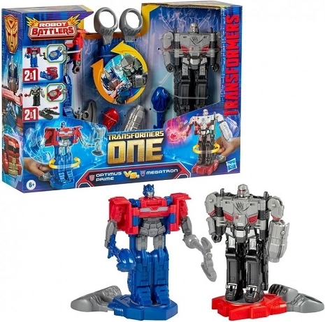 Transformers One Robot Battlers Optimus Prime und Megatron – 2 Stück