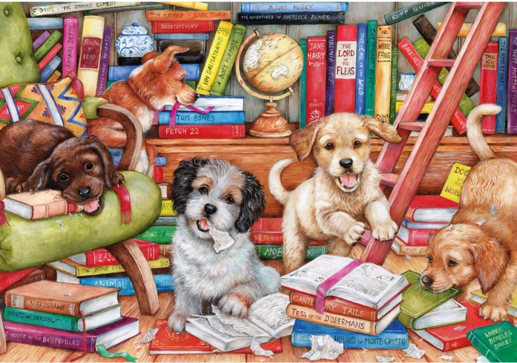 Puzzle Hunde-Geschichten 1000 Teile GIBSONS