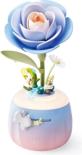 Robotime ROKR Floral Art 3D-Puzzle-Lampe Kamelie (73 Teile)