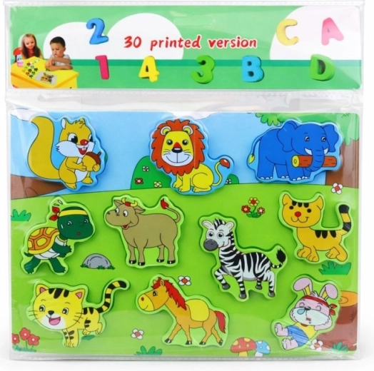 Holzpuzzle Tiere 30 × 21 cm