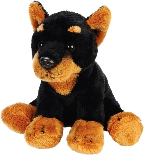 Plüschhund Dobermann