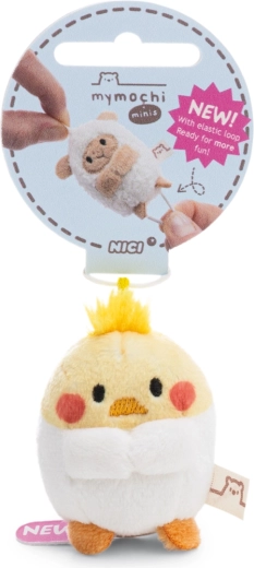 Plüschanhänger NICI MyMochi Kakadu Chipsy 5 cm mit elastischer Schlaufe