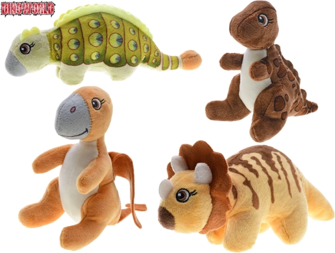 Plüsch-Dinosaurier Dinoworld 14–24 cm