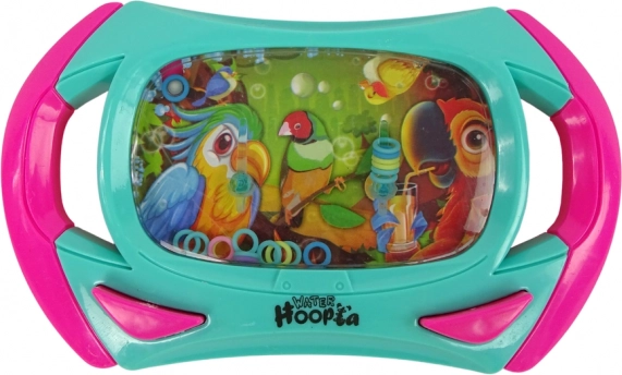 Wasserspiel Geschicklichkeit Papageien Konsole grün