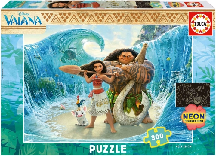 EDUCA Leuchtpuzzle Vaiana, 300 Teile