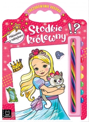 Malbücher mit Aufklebern – süße Prinzessinnen