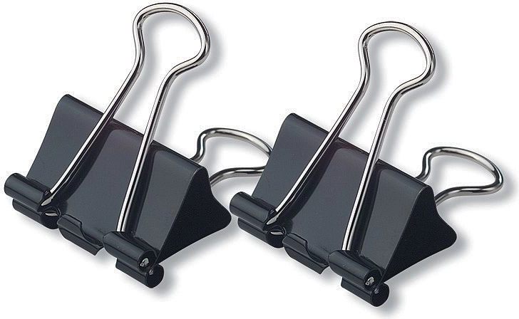 Büro-Binderklammern 41 mm, 12 Stk.