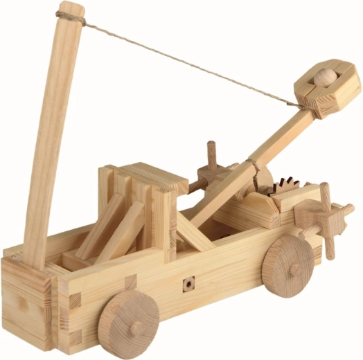 Walachia Holz-Bausatz zum Kleben: Katapult