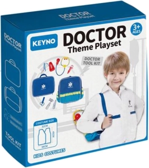 Kinderdoktor-Set mit 7 Zubehörteilen