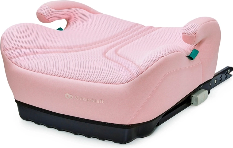 Kinderkraft Sitzerhöhung I-Boost 2 Pro, rosa (125–150 cm, i-Size)