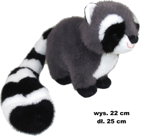 Plüsch-Waschbär 25 cm