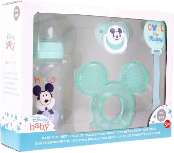 Baby-Geschenkset Mickey – 4-teilig