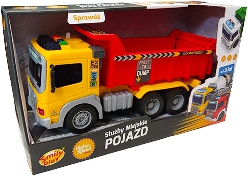 Kinder-Kippmuldenfahrzeug Smily Play Stadtdienste