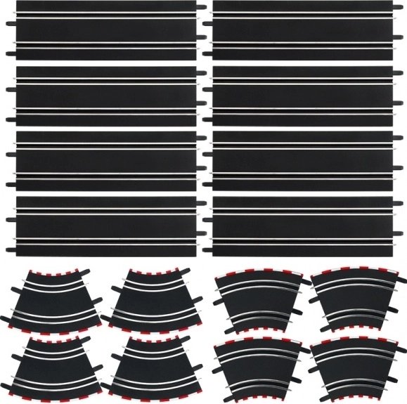 Erweiterungsset für Slotcar-Bahnen GO!!! und Digital 143 – Großes Set 2004