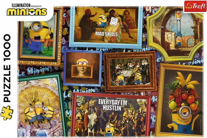 Trefl Puzzle Minions – Galerie, 1000 Teile