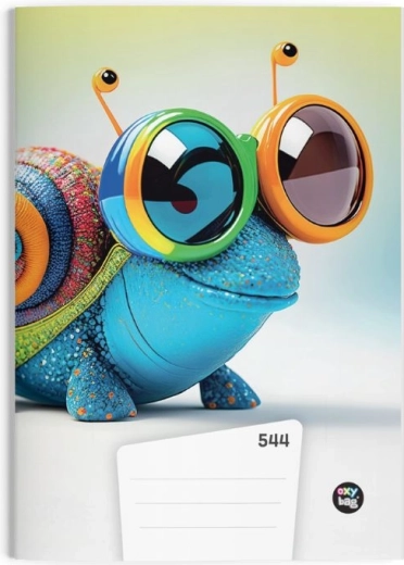 Heft A5 liniert 40 Blatt Schnecke