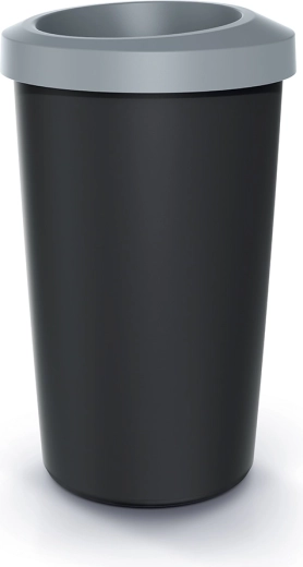 Abfalleimer Compacta R Drop 45 l hellgrau