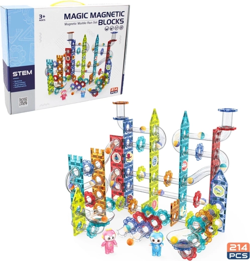 Magnetische Kugelbahn Sparkys, 214 Teile