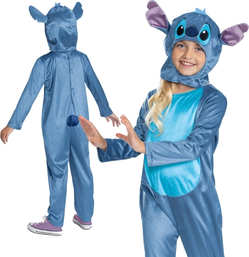 Kinderkostüm STITCH – Kigurumi 127–136 cm (7–8 Jahre)