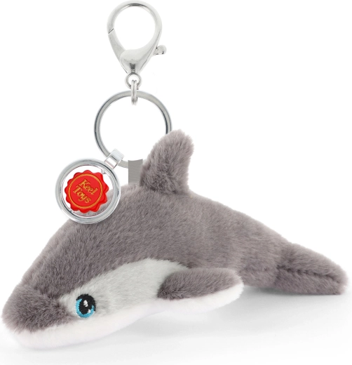 Keeleco Plüsch-Schlüsselanhänger Delfin 12 cm