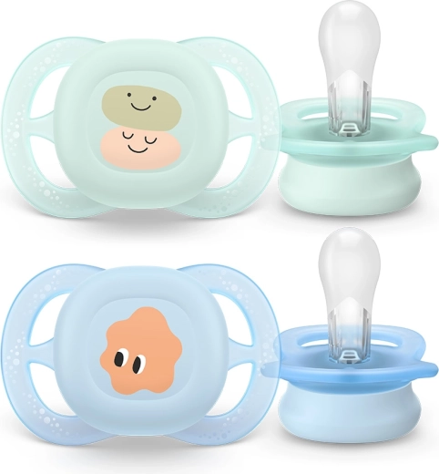 Philips Avent Schnuller Ultrastart für Neugeborene 0–2 M, 2 Stk.