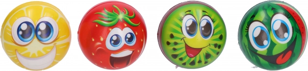 Ball mit Fruchtmotiv 10 cm