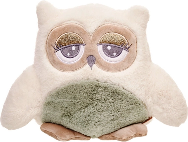 Eule Abby creme‑mint 23 cm