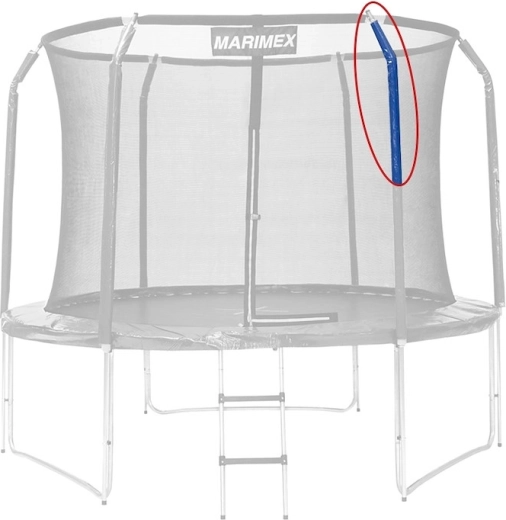 Marimex Ersatzpfosten für Schutznetz – oberer Teil für Trampolin 305 cm