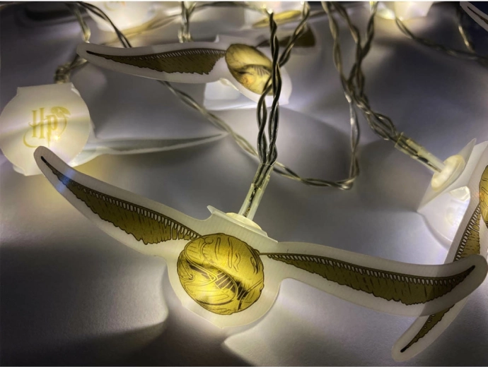 Harry Potter Lichterkette 1 Goldener Schnatz