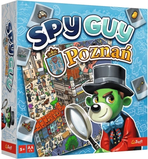 Spy Guy Posen – kooperatives Familienspiel mit riesiger Stadtkarte