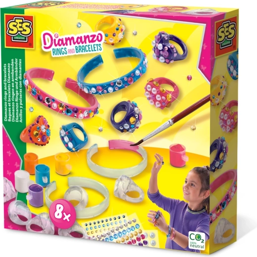 SES Creative Diamanzo Ringe und Armbänder Kreativset