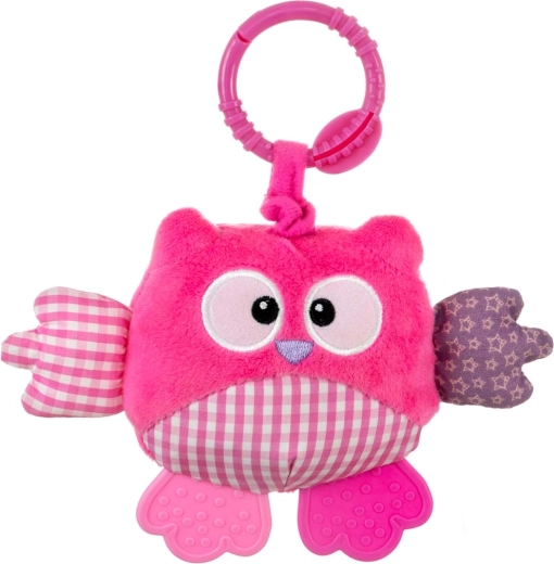 Plüschige Hängeeule Cutie Owl, rosa