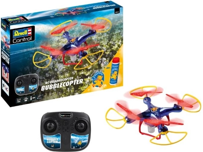 Revell RC Quadrokopter Bubblecopter mit Seifenblasen Pustefix
