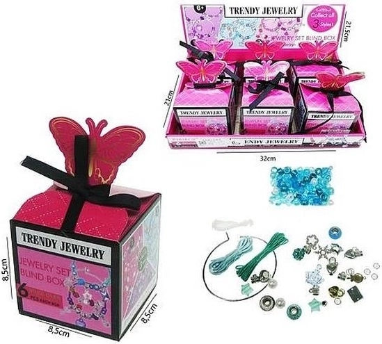 Schmuck-Bastelset – Überraschung in der Box (Blind Box) 6+