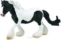 Collecta Gypsy-Stute in schwarz-weißer Scheckung