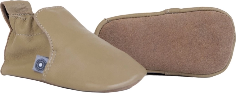 Lodger Stepper Sand Leder-Krabbelschuhe 15–18 Monate