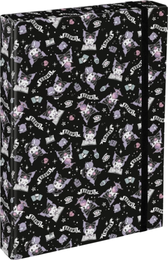 Heftmappe für Schulhefte A4 Jumbo KUROMI Black Baagl