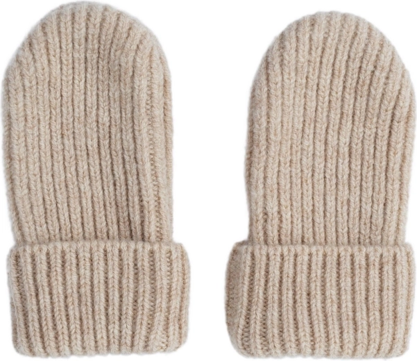 Lodger Merino-Handschuhe beige 0–12 Monate
