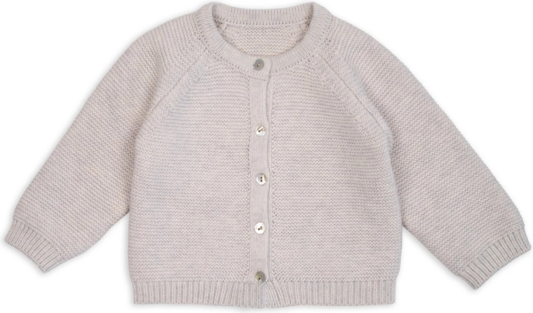 Lodger gestrickter Merino-Pullover Birch, Größe 62