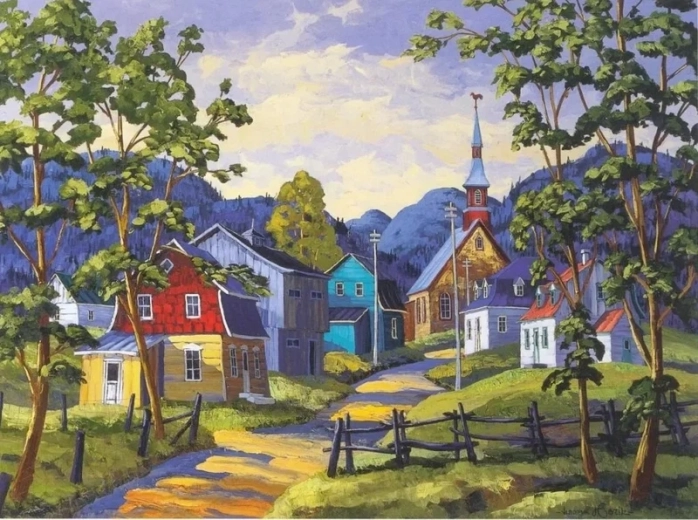 Norimpex Malen nach Zahlen Berghütte 40 × 50 cm