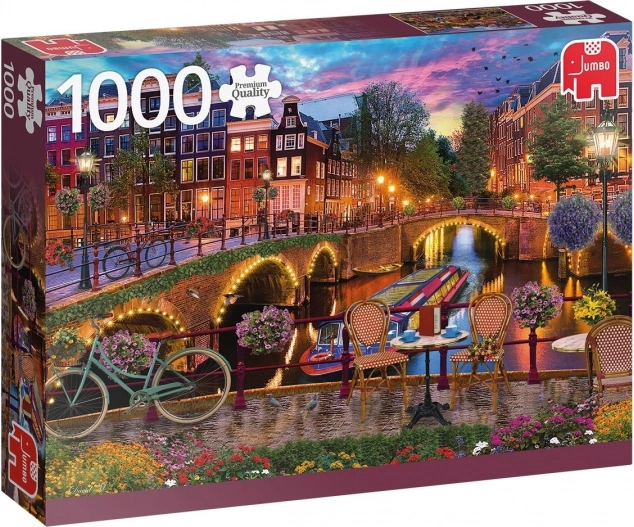 JUMBO Puzzle Wasserkanäle in Amsterdam – 1000 Teile