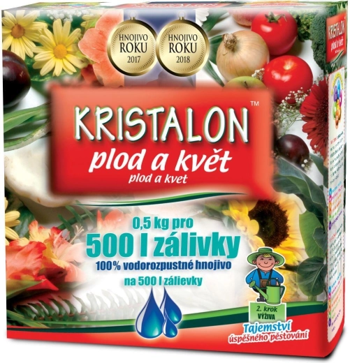 Kristalon Frucht & Blüte 0,5 kg – universeller kristalliner Dünger